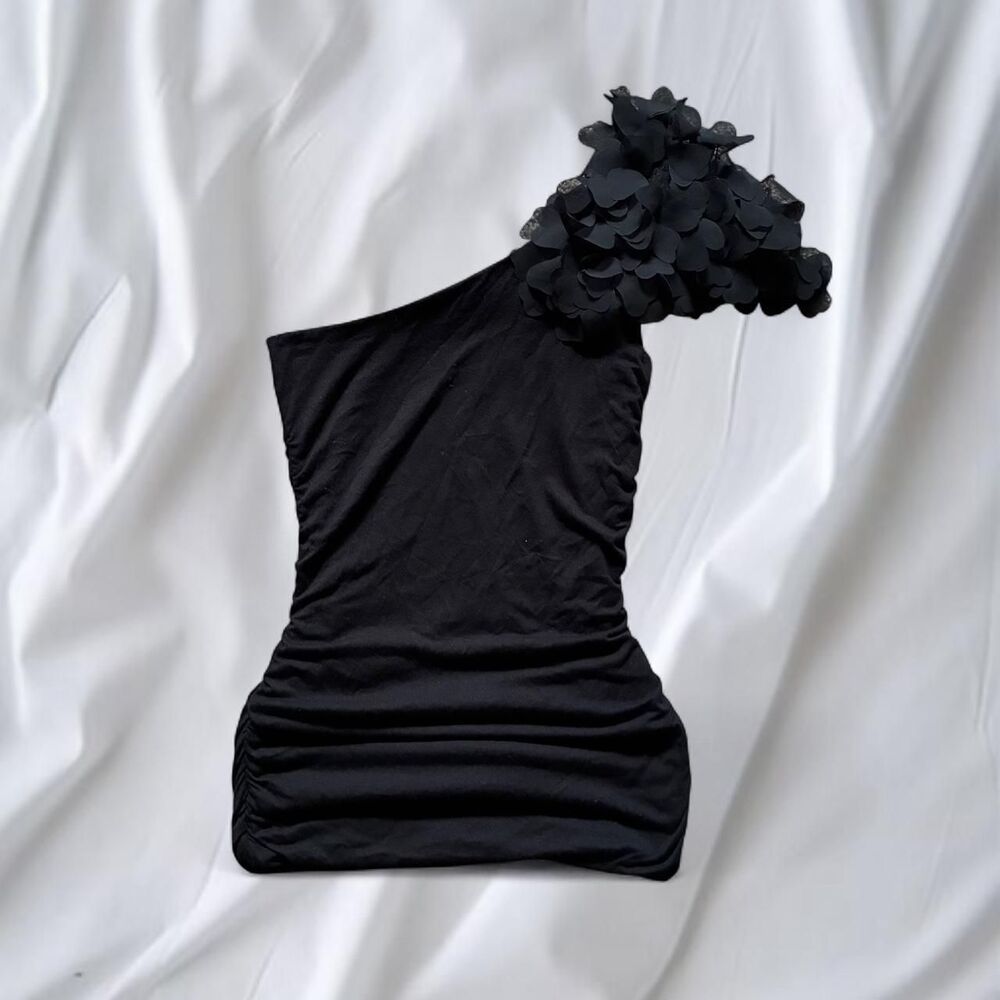 Y2K One Shoulder Top